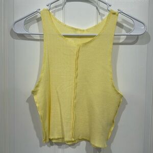 EUC American Eagle yellow tank top. Size S